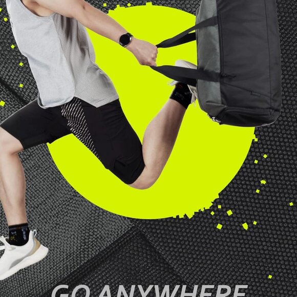 Gym Bags for Men Women, Foldable Travel Duffle Bag, Lightweight Weekender Duffel - Picture 2 of 8